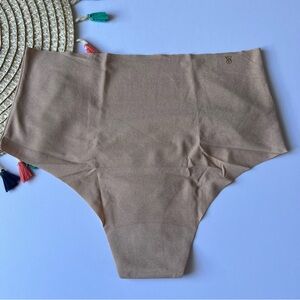 Victoria's Secret No-Show High-Waist Thong Panty Praline XL NEW